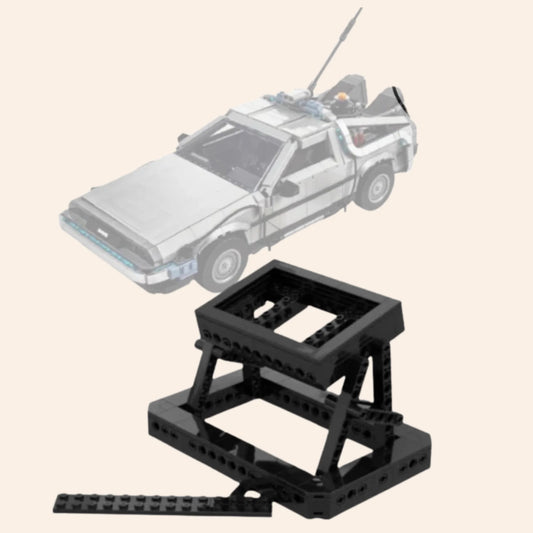 NEW Time Machine Display Stand ONLY Building Blocks Model Car Adults MOC