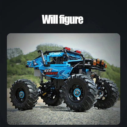 Tech RC MOC APP Off-Road Monster Buggy Bricks Toys