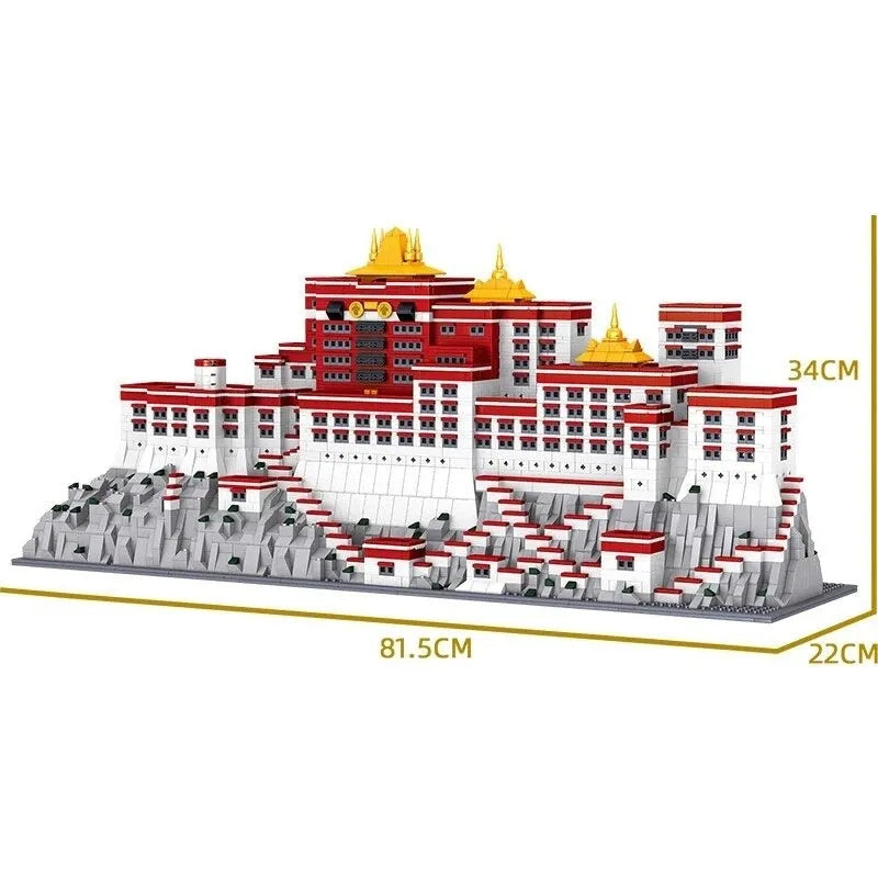 MOC Expert Architecture Potala Palace Bricks Toys