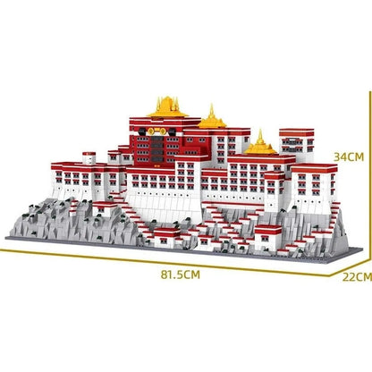 MOC Expert Architecture Potala Palace Bricks Toys
