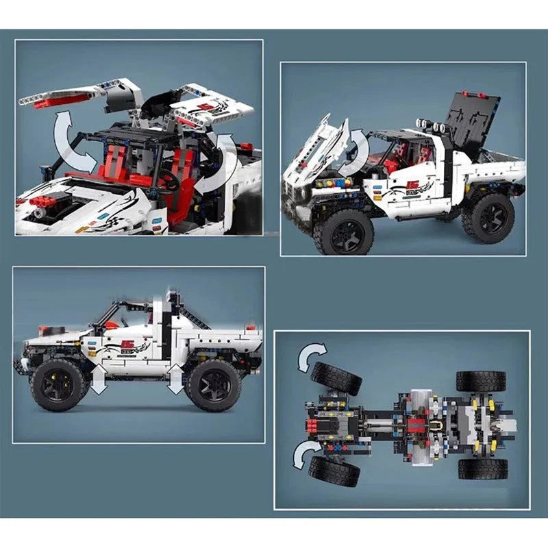 MOC RC Tech Off-Road Pickup Truck Car Bricks Toy 18005