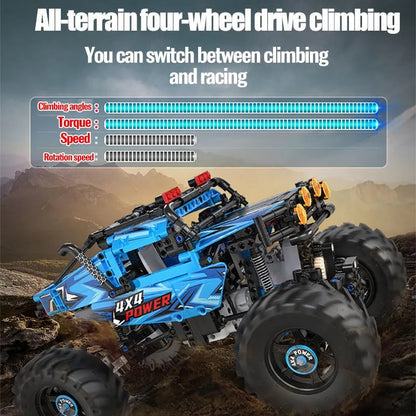Tech RC MOC APP Off-Road Monster Buggy Bricks Toys