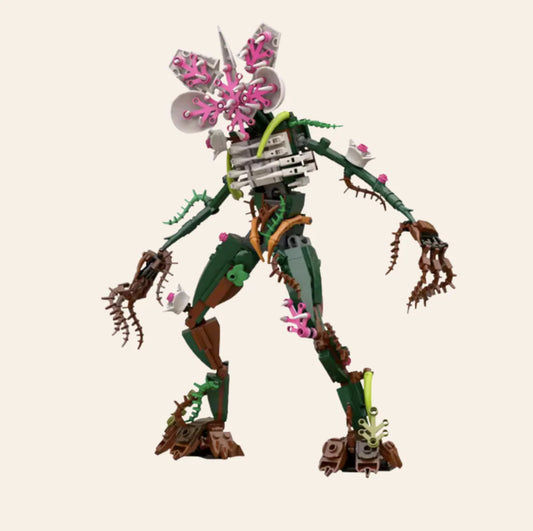 NEW Flower Monster Building Blocks Set Model Adults MOC Plant Creature Fantasy
