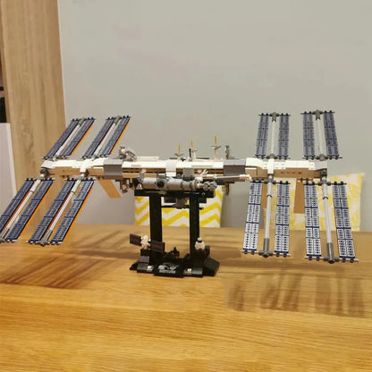 MOC Ideas International Space Station Bricks Toy 60004