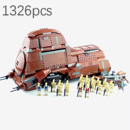 NEW 1338 PCS Droid Troop Carrier Trade Federation MTT Building Block Set