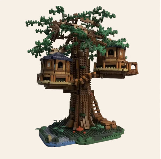 NEW Tree House Treehouse Building Blocks Set Model Adults MOC Nature Display