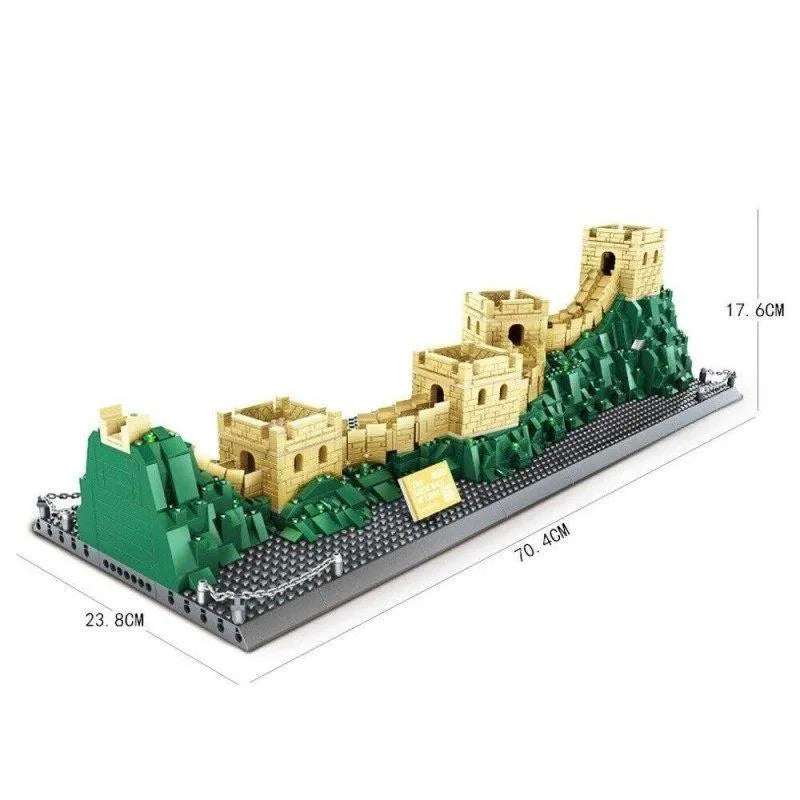 MOC Architecture Great China Wall Bricks Toys