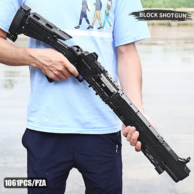 MOC Military Gun M4 Super 90 Shotgun Bricks Toy 14003