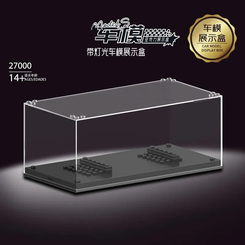 Clear Display Box for Car Bricks Show Off Kids Toys Storage Case