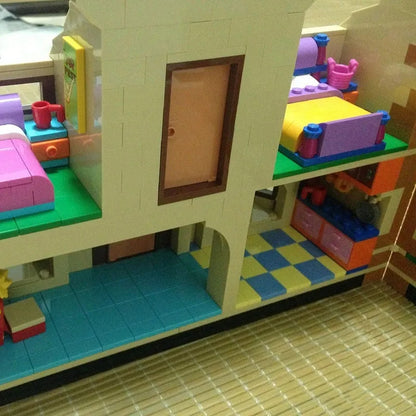 MOC Movie Creator The Simpsons House Bricks Toys