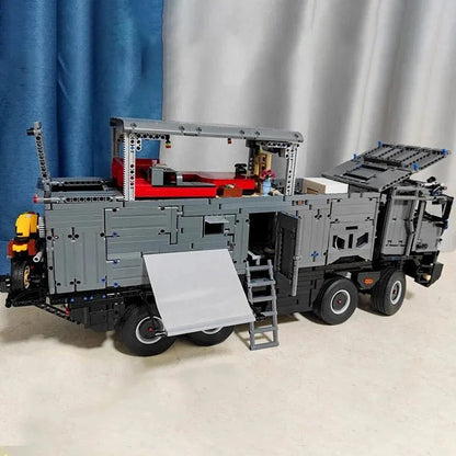 Motorized MOC RC Luxury Off-Road Heavy RV Truck Bricks Toy T4009