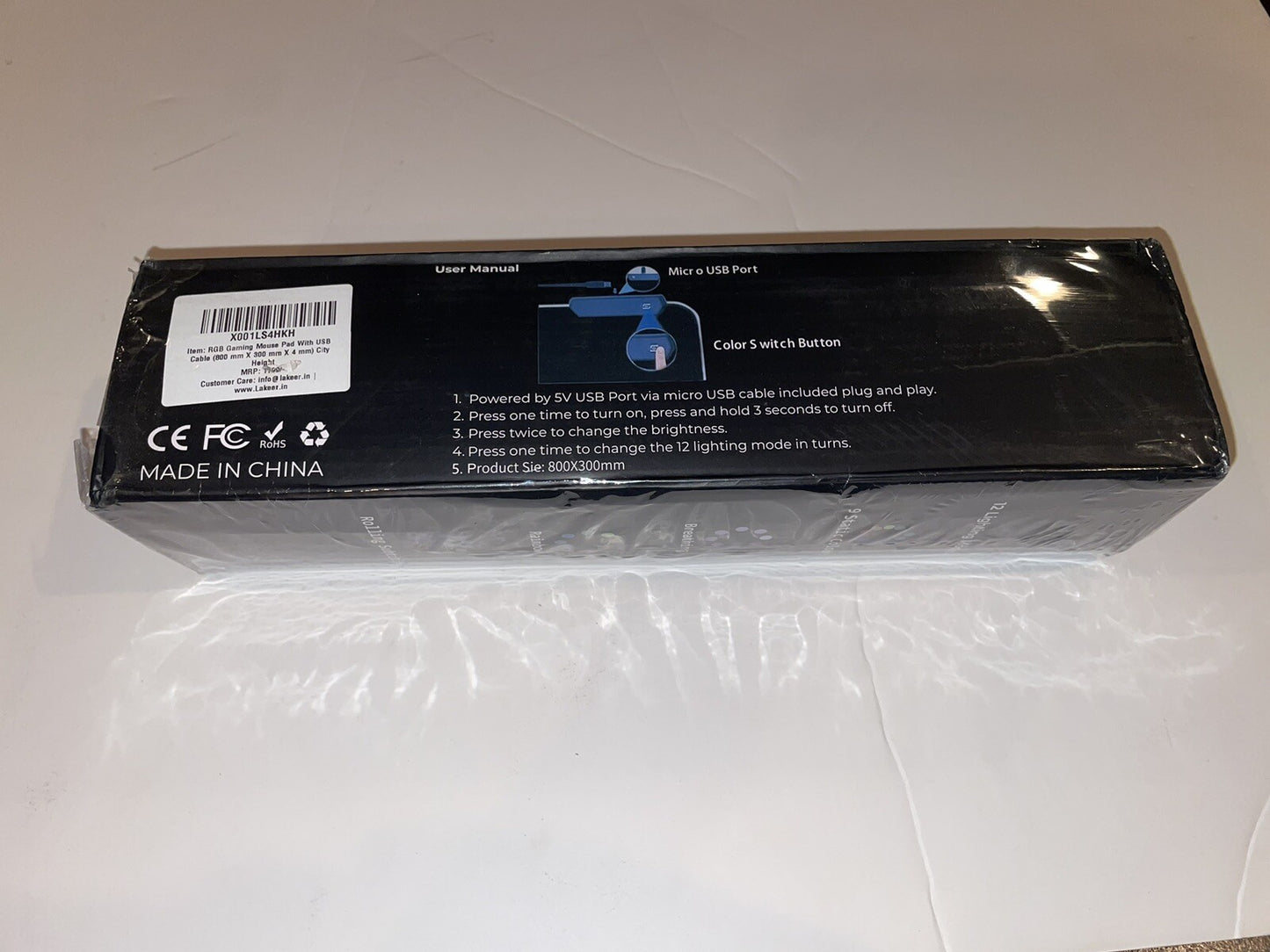RGB Gaming Mousepad NEW IN BOX