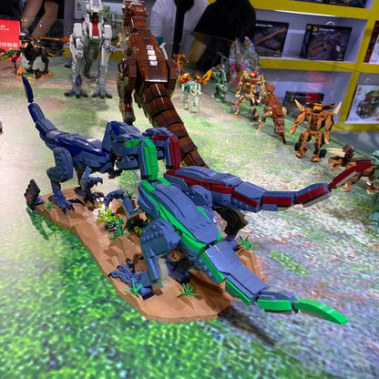 MOC Dinosaur World Velociraptor Bricks Toys 611003