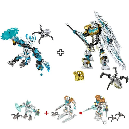 Bionicle Skull Warrior Action Figure Building Blocks Set for Kids-NO OriginalBox