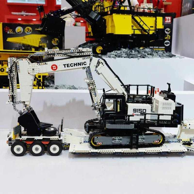 MOC RC APP City Mining Excavator Truck Bricks Toys