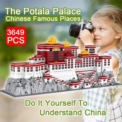 MOC Expert Architecture Potala Palace Bricks Toys