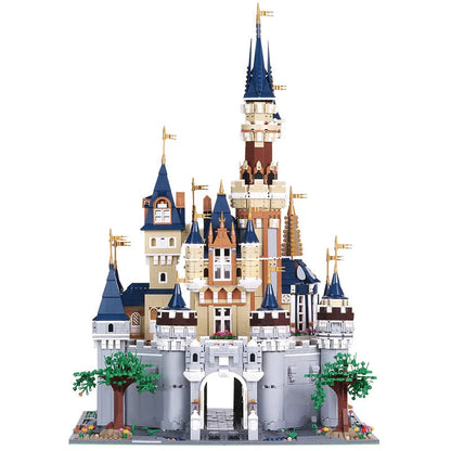 MOC Creative Expert Girl Princess Paradise Castle Bricks Toy