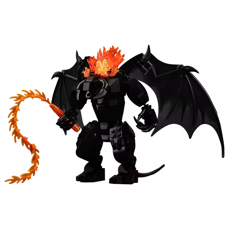 NEW Custom Lord of the Rings Balrog Figure LOTR MOC Building Set