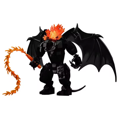 NEW Custom Lord of the Rings Balrog Figure LOTR MOC Building Set
