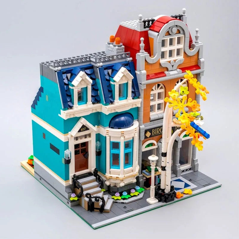Expert MOC 10201 Creator City Book Store Shop Bricks Toy