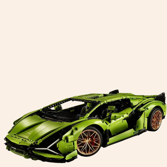 NEW Technic Lamborghini Sian Building Blocks Set 3696 pcs Adults Model Car