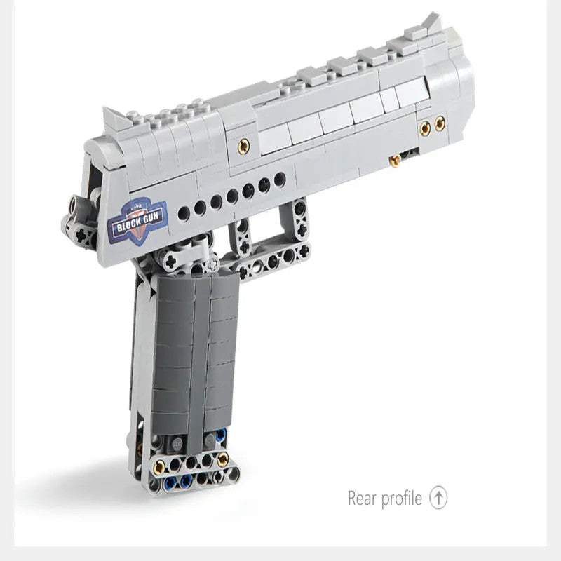 MOC Military Weapon Desert Eagle Pistol Gun Bricks Toys