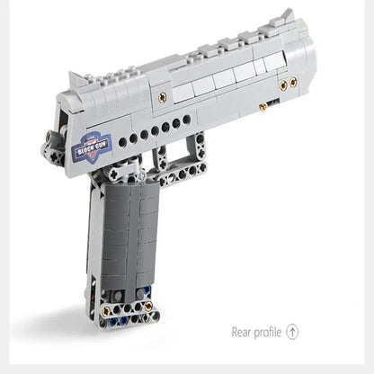 MOC Military Weapon Desert Eagle Pistol Gun Bricks Toys