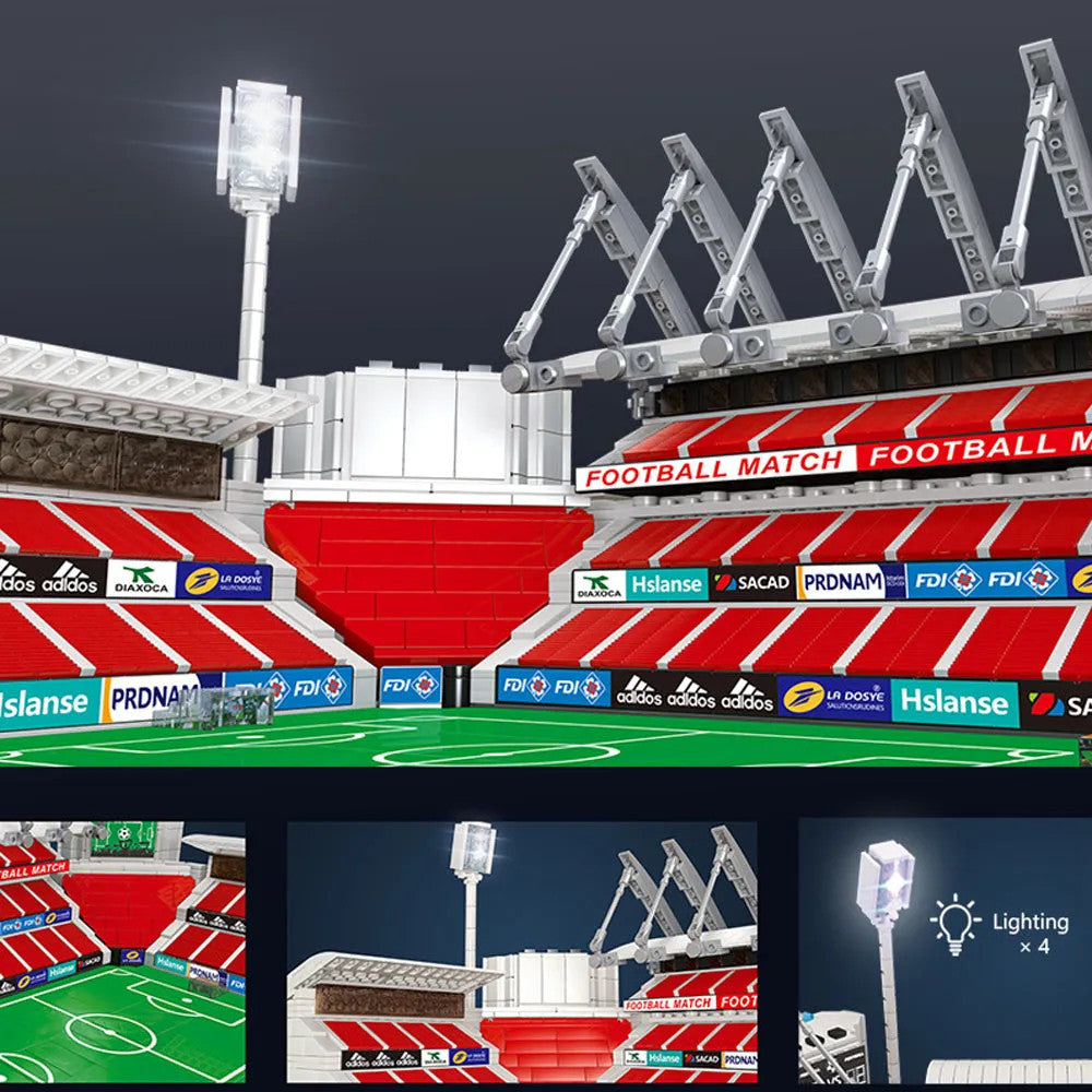 City Creator Expert MOC Soccer Football Stadium Bricks Toy