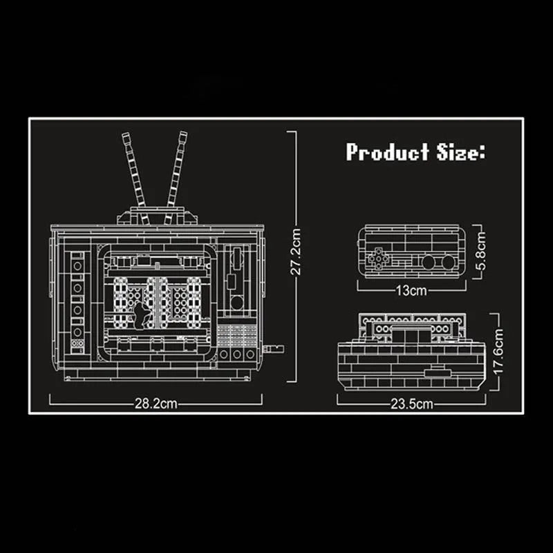 Creator MOC Experts Infernal FC Contra Retro TV Game Bricks Toy