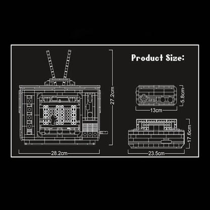 Creator MOC Experts Infernal FC Contra Retro TV Game Bricks Toy