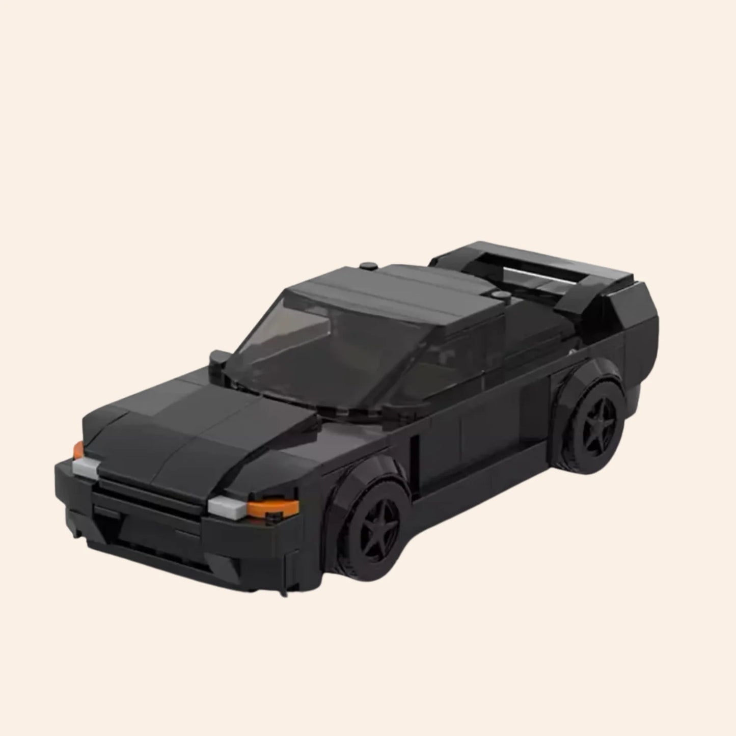NEW Black Sports Car Building Blocks Set Model Adults MOC Supercar Racing
