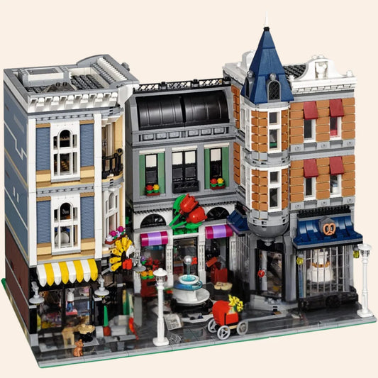 NEW Assembly Square Building Blocks Set Model Adults MOC Modular City Street