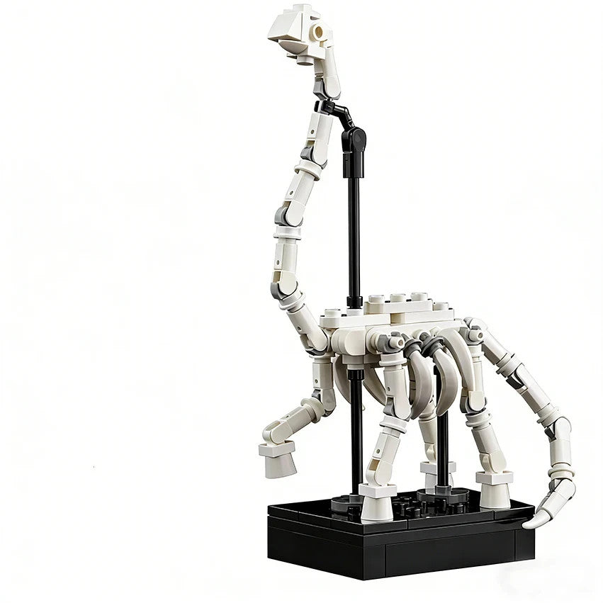 NEW 4014 NATURAL HISTORY MUSEUM BUILDING BLOCK SET WITH MINIFIGURES