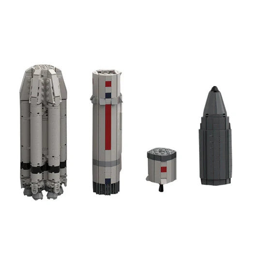 NEW M-Type Carrier Rocket 1:110 Saturn V Scale 794 Pieces Toys Building Set