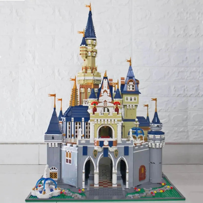 MOC Creative Expert Girl Princess Paradise Castle Bricks Toy