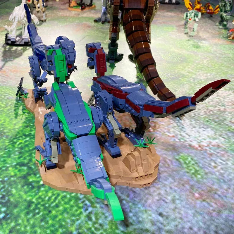 MOC Dinosaur World Velociraptor Bricks Toys 611003