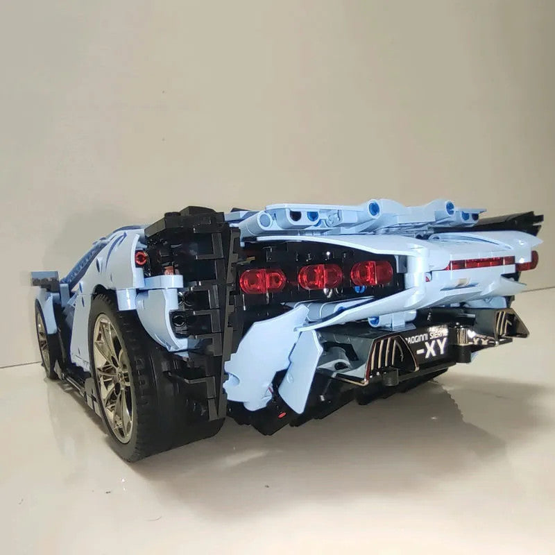 MOC 13056 APP RC Racing Car Lamborghini Hyper Bricks Toy