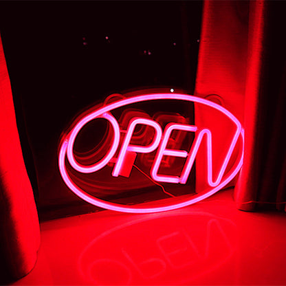 Deco PS OPEN LED Outdoor Hanging Neon Wall Sconce Lamp