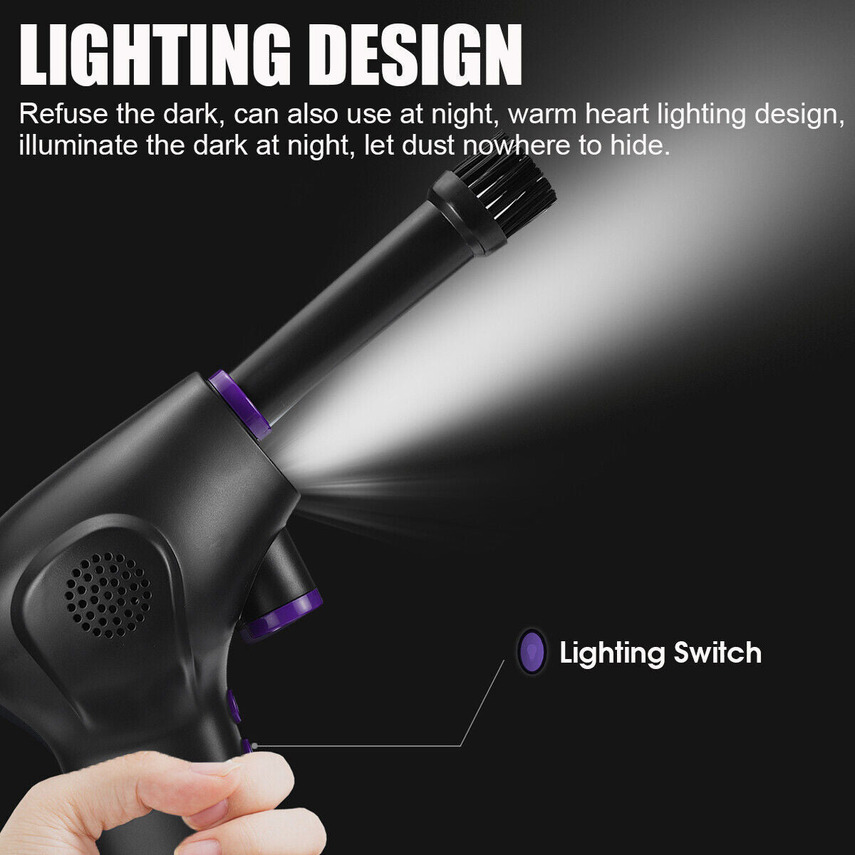 Cordless Air Duster for Electronics & Car