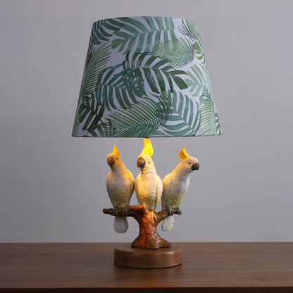 Nordic Fabric Bird Table Lamp