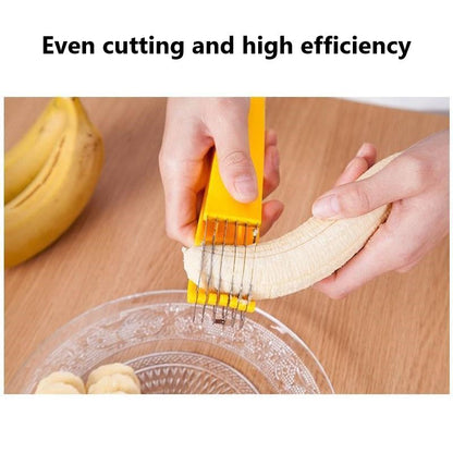 Handheld 11-Blade Banana Slicer