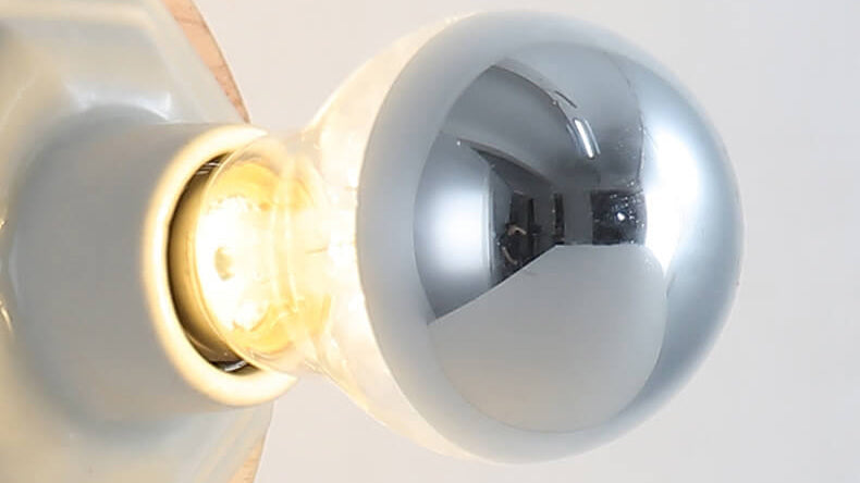 Iron Ceramic Base Ambient Light 1-Light Wall Sconce Lamp