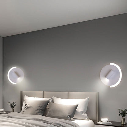 Acrylic Disc Spotlight Rotatable LED Wall Sconce Lamp