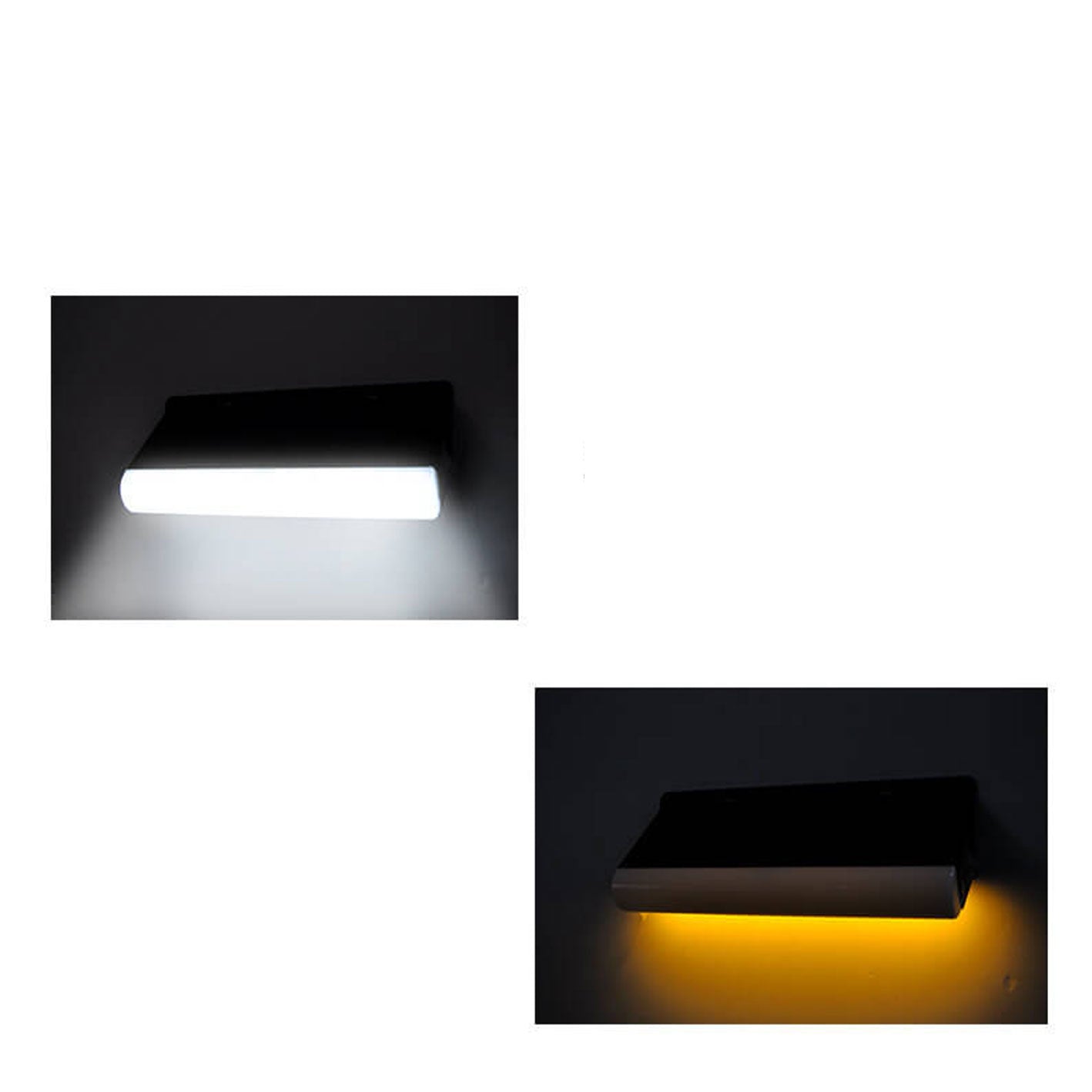 Solar Square LED Outdoor Waterproof Wall Sconce Lamp
