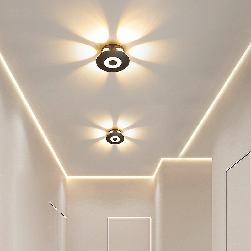 Aluminum Flower Row Lighting Effect LED Wall Sconce Lamp