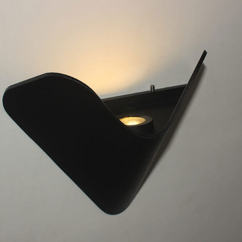 Triangle Aluminum LED Outdoor Waterproof Wall Sconce Lamp