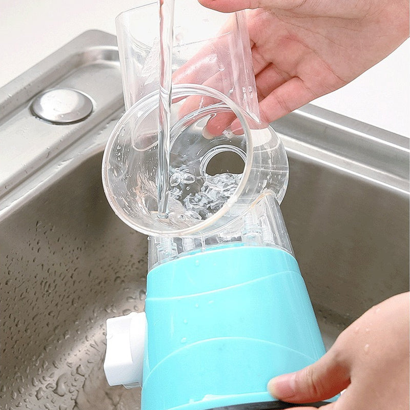 Rotary Vegetable Grater with 3 Blades