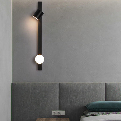 Industrial Aluminum Long Bar Rotatable LED Wall Sconce Lamp