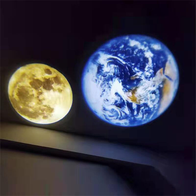 Moon and Earth Projection Lamp