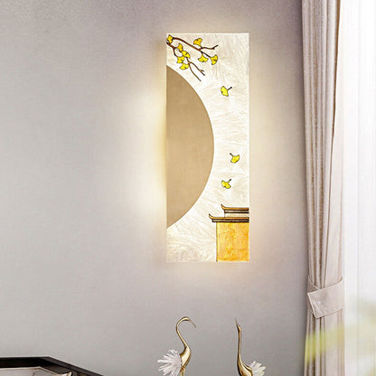 New Copper Ultra Thin Mural Design LED Wall Sconce Lamp